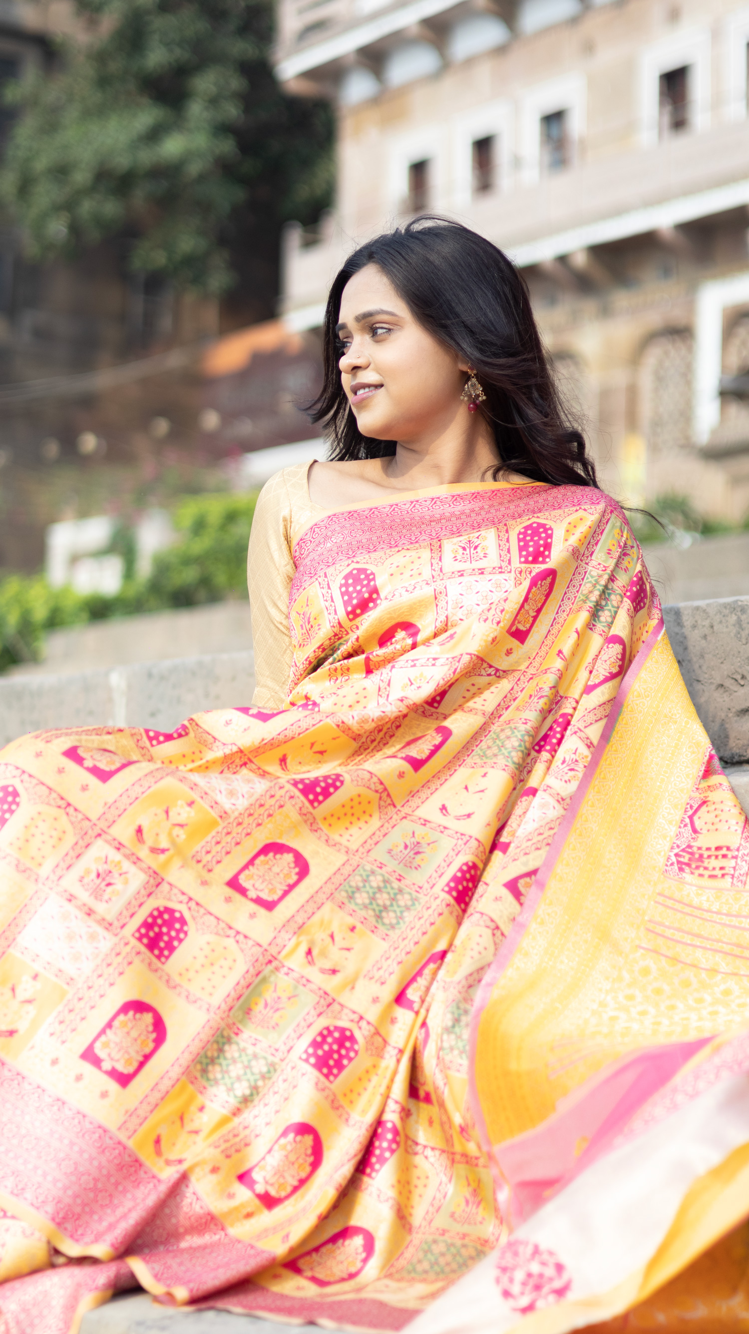 Rang Mahal Banarasi Patola Saree