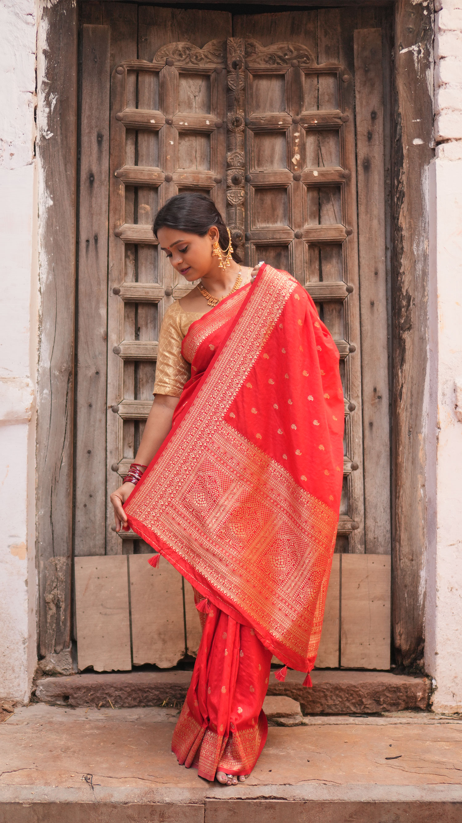 Sindoor Royale Banarasi Saree