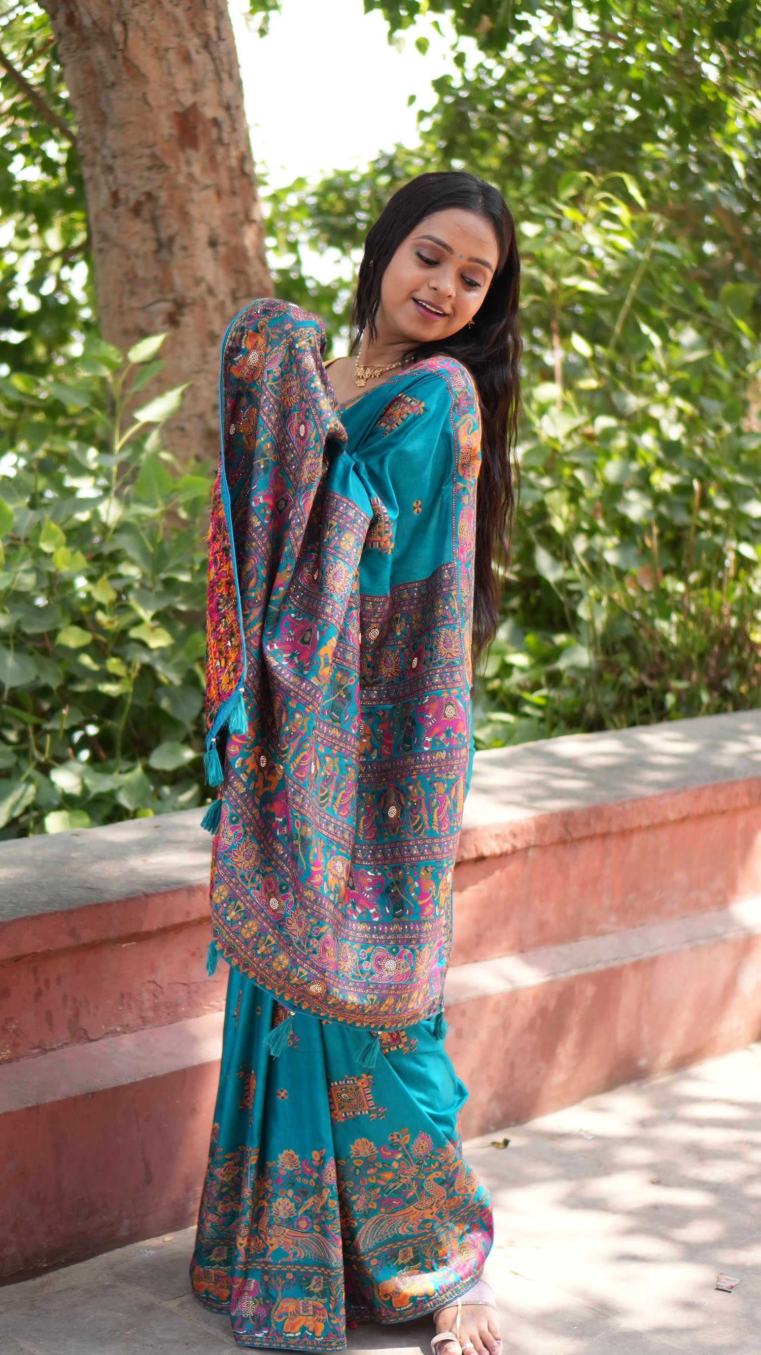Neel Tara Banarasi Saree