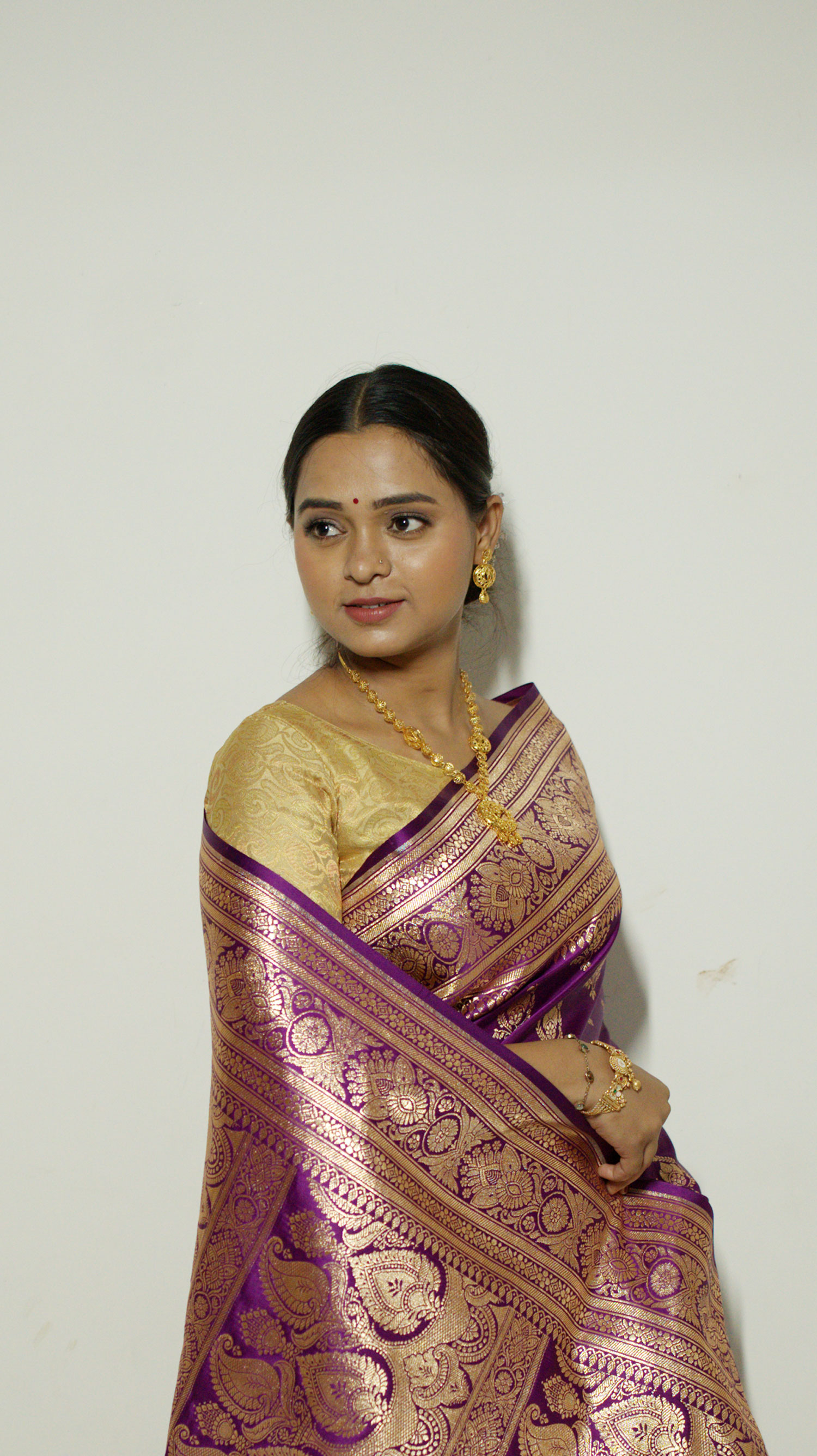 Jamuni Vaibhav Shaitan Silk Banarasi Saree